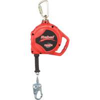 Rebel Self Retracting Lifeline, 33', Stainless Steel, Swivel Nuna Depot Inc.