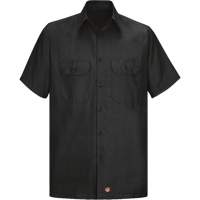 Chemise &agrave; manches courtes en tissu ind&eacute;chirable, Hommes, 3T-Grand, Noir Nuna Depot Inc.
