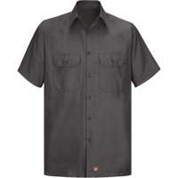Chemise &agrave; manches courtes en tissu ind&eacute;chirable, Hommes, 3T-Grand, Charbon Nuna Depot Inc.