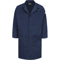 Excel FR&reg; ComforTouch&reg; Lab Coat, Cotton, Large, Navy Blue Nuna Depot Inc.
