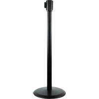 Poteaux recepteurs Slimline TensaBarrier, Hauteur de 38", Noir Nuna Depot Inc.