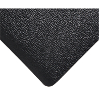 Deluxe Soft Step No. 444 Mats, Pebbled, 3' x 5' x 5/8", Black, PVC Sponge Nuna Depot Inc.