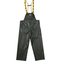 Pantalon de pluie &agrave; bavette Journeyman r&eacute;sistant aux produits chimiques, Petit, Vert, Polyester/PVC Nuna Depot Inc.
