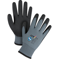 Gants enduits de premi&egrave;re qualit&eacute; ZX-30°, 10/T-Grand, R&ecirc;vetement PVC, Calibre 15, Enveloppe en Nylon Nuna Depot Inc.