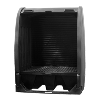 Spill Containment Sheds Without Drain, 61" L x 37.25" W x 72.75" H, 1000 lbs. Load Capacity Nuna Depot Inc.