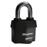 ProSeries&reg; Weather Tough&reg; Padlock, Black, Keyed Different, Laminated Steel, 2-5/8" Width Nuna Depot Inc.