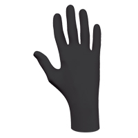 Gants biod&eacute;gradables 6112PF, T-petit, Nitrile, 4 mils, Sans poudre, Noir Nuna Depot Inc.