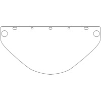 Visi&egrave;re d&eacute;coup&eacute;e &agrave; l'emporte-pi&egrave;ce Dynamic, PETG, Teinte Transparent Nuna Depot Inc.