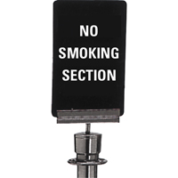 "No Smoking" Crowd Control Sign, 11" x 7", Plastic, English Nuna Depot Inc.