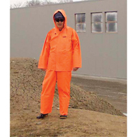 Hurricane Flame Retardant/Oil Resistant Rain Suits - Rainsuits, 4X-Large, High Visibility Orange Nuna Depot Inc.