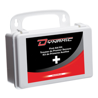 Trousse de premiers soins pour auto Dynamic, Dispositif m&eacute;dical Classe 1, Boîte en plastique Nuna Depot Inc.