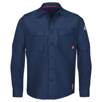 IQ Endurance&reg; Men's Work Shirts, Small, Navy Blue Nuna Depot Inc.