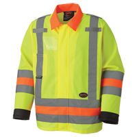 6007 Veste de s&eacute;curit&eacute; routi&egrave;re respirante, Polyester, Jaune lime haute visibilit&eacute;, T-petit Nuna Depot Inc.