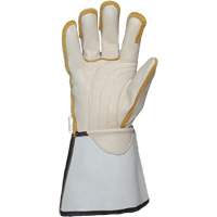 Linemans Glove, Small, Grain Cowhide Palm Nuna Depot Inc.