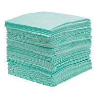 Premium Bonded Sorbent Pads, Hazmat, 15" x 18", 30 gal. Absorbancy Nuna Depot Inc.