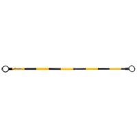 Telescopic Barricade Bar, 85" Extended Length, Black/Yellow Nuna Depot Inc.