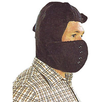Hard Hat Winter Liner with Removable Face , Cotton/Kasha Lining, One Size, Black Nuna Depot Inc.