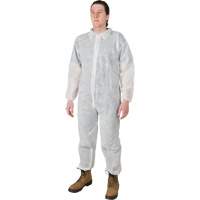 Coveralls, 4X-Large, White, Polypropylene Nuna Depot Inc.