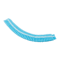 Bonnet bouffant pliss&eacute;, Polypropyl&egrave;ne, 21", Bleu Nuna Depot Inc.
