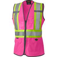 139PK Veste de s&eacute;curit&eacute; pour femme, Rose, T-petit, Polyester Nuna Depot Inc.