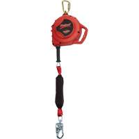 Rebel Self-Retracting Lifeline, 33', Galvanized Steel, Swivel Nuna Depot Inc.