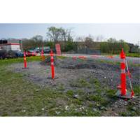Premium Delineator Post, 42" H, Orange Nuna Depot Inc.