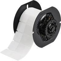 &eacute;tiquette autoplastifi&eacute;es pour fils et c&acirc;bles, Vinyle, 1" lo x 2,6" h, Incolore/blanc Nuna Depot Inc.