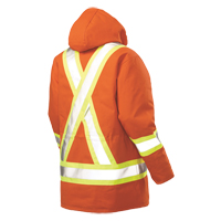 Parka de s&eacute;curit&eacute;, Orange haute visibilit&eacute;, Grand Nuna Depot Inc.