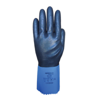 Summitech Full-Dipped Chemical Resistant Gloves, Size Small/7, 11.8" L, Chloroprene, Poly-Cotton Inner Lining, 59-mil Nuna Depot Inc.