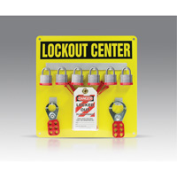 Trousse de plaquette de suspension, Cadenas Acier lamin&eacute;, Capacit&eacute; de 6, Cadenas Compris Nuna Depot Inc.