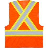 Veste de s&eacute;curit&eacute; pour la circulation, Orange haute visibilit&eacute;, 2T-Grand, Polyester Nuna Depot Inc.