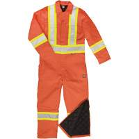 Combinaison en toile avec bandes r&eacute;fl&eacute;chissantes, Petit, Orange Nuna Depot Inc.