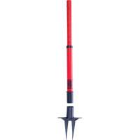PLUS Barrier Post, 42" High, Red Nuna Depot Inc.
