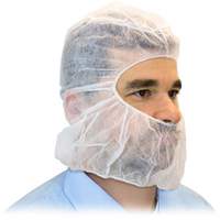 Disposable Hood, Polypropylene, White Nuna Depot Inc.