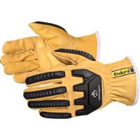 Gants de conducteur antichocs Endura, Petit, Paume en Cuir fleur de ch&egrave;vre Nuna Depot Inc.