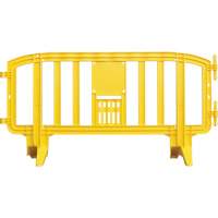 Movit Barricade, Interlocking, 78" L x 39" H, Yellow Nuna Depot Inc.