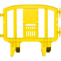 Minit Barricade, Interlocking, 49" L x 39" H, Yellow Nuna Depot Inc.