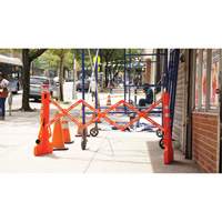 Multi-Gate Barricade, 43" H x 90" L, Orange Nuna Depot Inc.