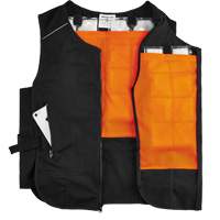 Chill-Its&reg; 6260 Lightweight Phase Change Cooling Vest with Packs, Small/Medium, Black Nuna Depot Inc.