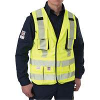 Ripstop Surveyor's Vest, High Visibility Lime-Yellow, Small, Polyester Nuna Depot Inc.