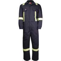 Westex UltraSoft&reg; Deluxe Coveralls with Reflective Material, Size 36, Navy Blue, 8.7 cal/cm² Nuna Depot Inc.