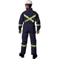 Westex UltraSoft&reg; Deluxe Coveralls with Reflective Material, Size 36, Navy Blue, 8.7 cal/cm² Nuna Depot Inc.