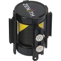 Magnetic Tape Cassette for Build-Your-Own Crowd Control Barrier, 7', Black and Yellow Tape Nuna Depot Inc.
