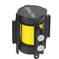 Magnetic Tape Cassette for Build-Your-Own Crowd Control Barrier, 7', Yellow Tape Nuna Depot Inc.