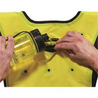 Veste refroidissante &agrave; &eacute;vaporation s&egrave;che &eacute;conomique Chill-Its 6687, Petit/Moyen, Jaune lime haute visibilit&eacute; Nuna Depot Inc.