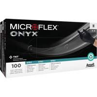 Onyx&reg; Gloves, Small, Nitrile, 3.5-mil, Powder-Free, Black Nuna Depot Inc.
