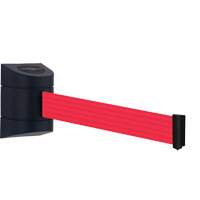 TensaBarrier&reg; Wall Mounted Unit, Plastic, Screw Mount, 30', Red Tape Nuna Depot Inc.
