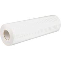 High Intensity Prismatic Grade Reflective Sheeting, 2" W x 150' L, 19 mils, White Nuna Depot Inc.