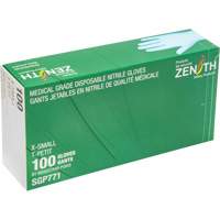Puncture-Resistant Medical-Grade Disposable Gloves, X-Small, Nitrile, 4.5-mil, Powder-Free, Blue, Class 2 Nuna Depot Inc.