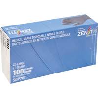 Gants jetables de calibre m&eacute;dical r&eacute;sistants &agrave; la perforation, 2T-Grand, Nitrile, 5 mils, Sans poudre, Noir, Classe 2 Nuna Depot Inc.